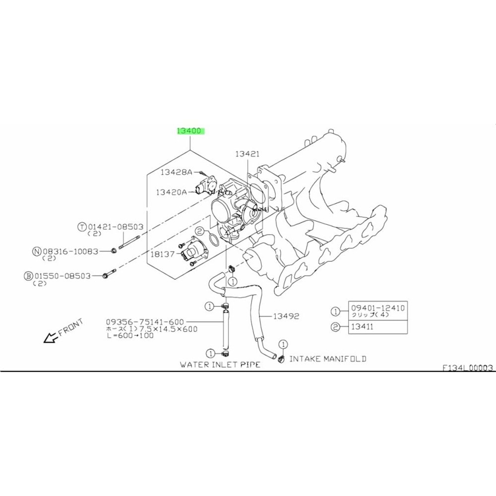 Suzuki Grand Vitara 1.6 1998-2005 Gaz Kelebek Boğazı