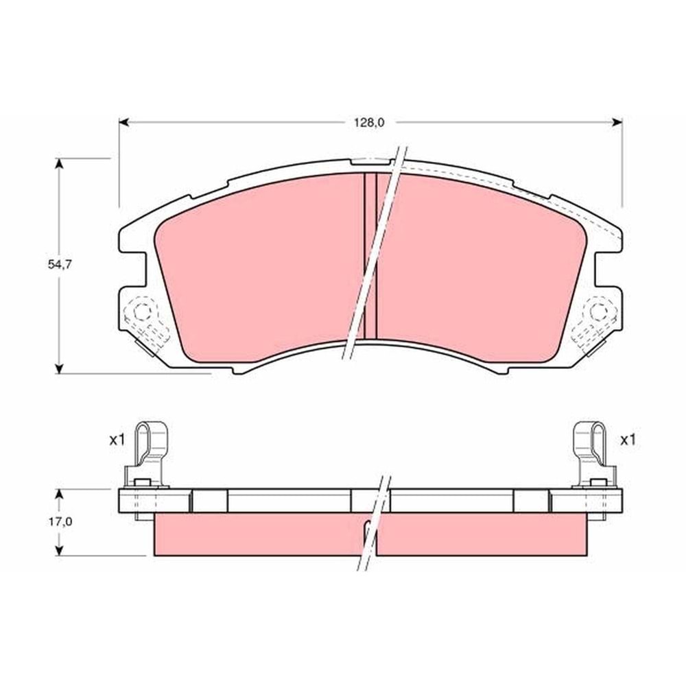 Subaru Impreza 1997-2000 Ön Fren Disk Balatası