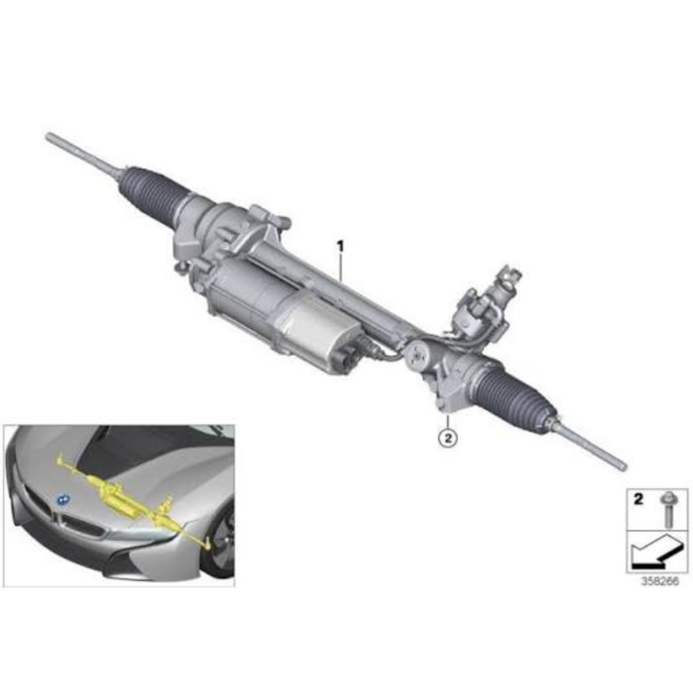 Bmw F10 525XD Direksiyon Kutusu Elektrikli Eps LHD