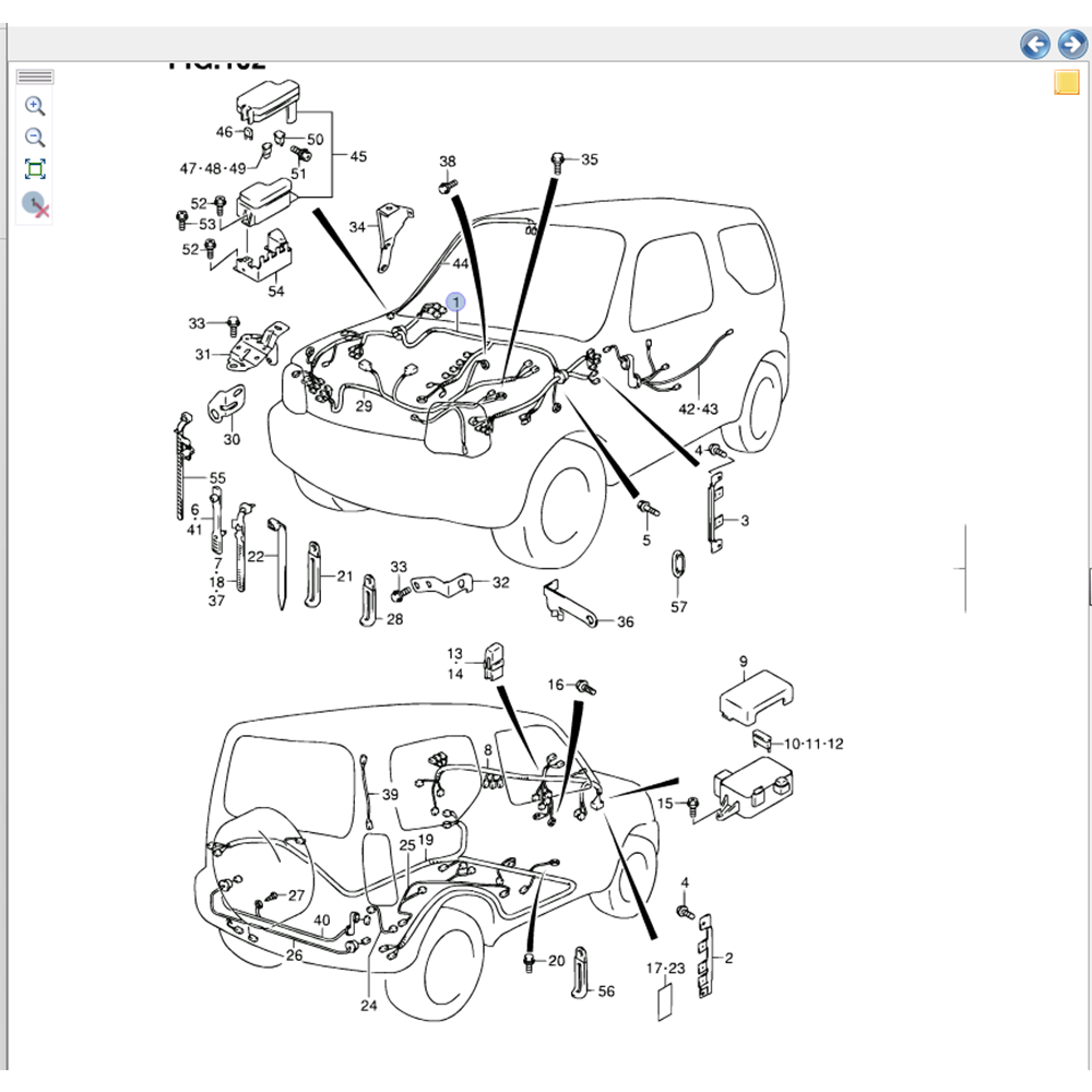 Suzuki Jimny 2005-2018 SN413V Motor Kablo Tesisatı