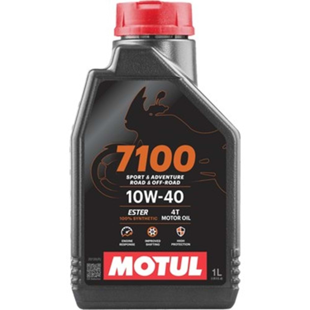 Motul 10w40 1L. Motorsiklet Yağı 7100 Yeni Üretim