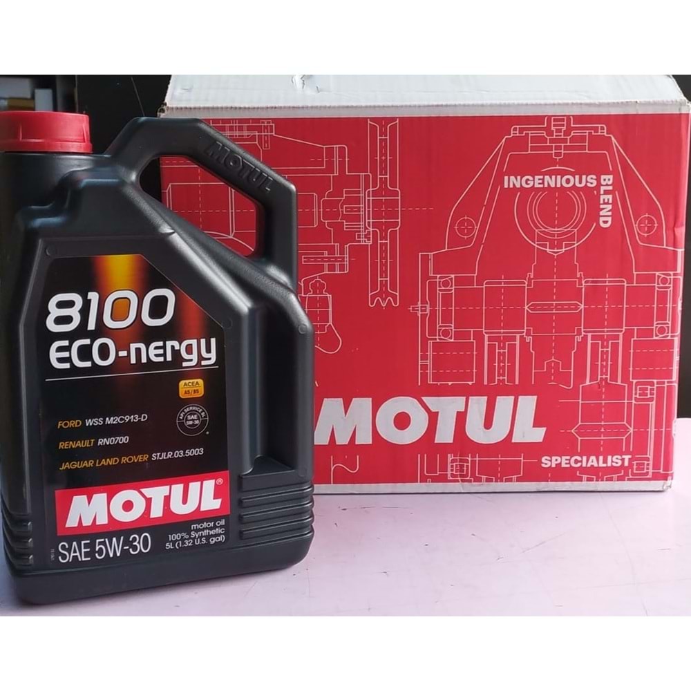 Motul 8100 x-clean 5W30 5 LT Motor Yağı