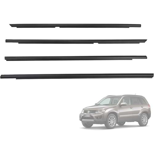 Suzuki Grand Vitara 06-12 5 kapı Kapı Cam Dış Sıyırıcı Fitil Takım
