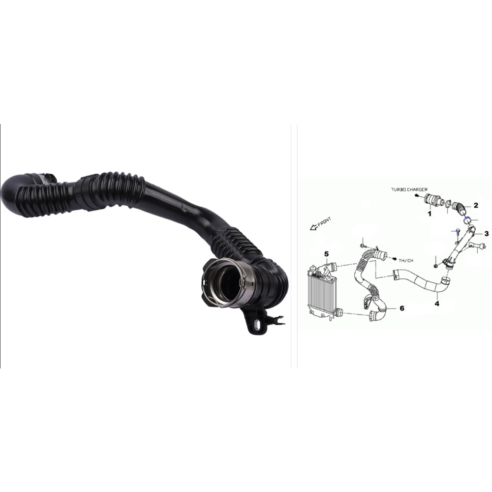 Nissan Qashqai 14- Xtrail Dci Turbo Borusu Hortumu Pipolu Sensörlü