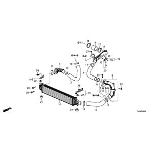 Honda Accord 1.5 2018-2025 İntercooler Turbo Radyatörü