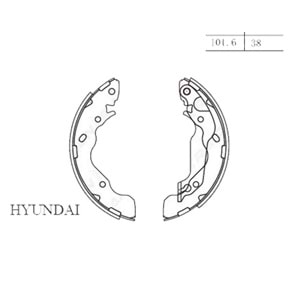 Hyundai ACCENT ADMİRE 03-06 ARKA FREN BALATASI