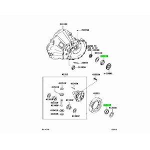 COROLLA 2001- 2006 1NZ-FE 2ZZ İstavroz Kutu Arka Diferansiyel Rulmanı
