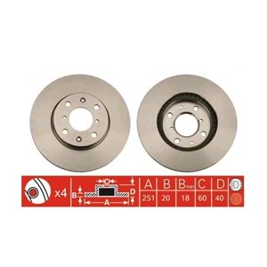 Suzuki Splahs 2008-2012 Ön Fren Diski Aynası Takım