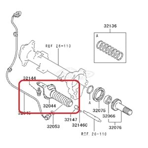 Mitsubishi L200 CR 06 Ön Defransiyel Aküvatörü Vakum