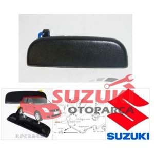Suzuki Alto 02-06 Ön Kapı Kolu dış Sol